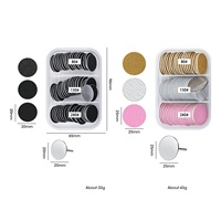 Kit de tampons de ponçage et de polissage pour ongles et pieds, outil de suppression des callosités avec emballage en boîte plastique