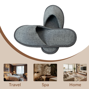 Chaussons jetables pour hôtel, chaussons écologiques pour invités, chaussons <span class=keywords><strong>d</strong></span>'intérieur pour l'hôtellerie, chaussons pour spa et centres de bien-être - Product Image 3