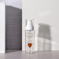 Bouteille PET de luxe à brume fine gamme 80ML-150ML pour emballage cosmétique pour lotions et masques faciaux avec pompe scellante et étiquetage