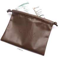 Sac de rangement pour pinceaux cosmétiques en cuir PU en gros, logo personnalisé imprimé, trousse de maquillage de voyage pour femmes