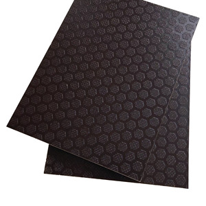 Contrachapado Enchapado con Película de 18 mm, Núcleo de Madera Dura Fenólica <span class=keywords><strong>Antideslizante</strong></span>, <span class=keywords><strong>Tablero</strong></span> Marino Impermeable de 1220 * 2440 mm, Venta al Por Mayor - Product Image 3