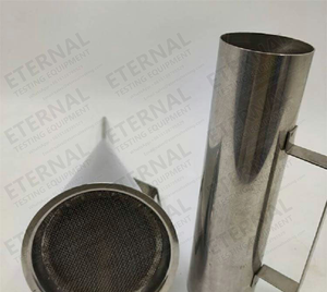 Corong Viscometer baja tahan karat uji viskositas aliran semen lumpur lumpur lumpur baja tahan karat - Product Image 5