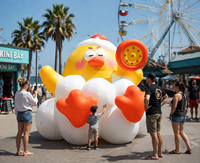 Canard gonflable personnalisé pour la décoration de festivals, la publicité commerciale, les événements de carnaval