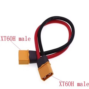 Câble d'extension de charge de batterie au Lithium <span class=keywords><strong>XT60H</strong></span> UAV <span class=keywords><strong>XT60H</strong></span>-<span class=keywords><strong>F</strong></span> à la prise de Conversion <span class=keywords><strong>XT60H</strong></span>-M/mâle à femelle 10CM/20CM/30CM/40CM/50CM - Product Image 1