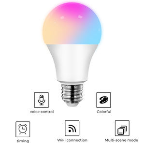 Moderno remoto tuya google Voz alexa control de foco <span class=keywords><strong>led</strong></span> rgb cw <span class=keywords><strong>bombilla</strong></span> inteligente <span class=keywords><strong>bombilla</strong></span> <span class=keywords><strong>wifi</strong></span> - Product Image 3