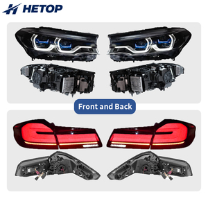 Fari HETOP G30 Bicolore e Luci Posteriori G30 2018-2020 <span class=keywords><strong>Serie</strong></span> 5, Set Personalizzato Stile Ikon, Lampada LED DRL Plug and Play per <span class=keywords><strong>BMW</strong></span> - Product Image 3