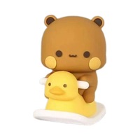 Figurine d'ours panda Bubu Dudu, poupée d'action mignonne et kawaii, jouet de collection, ornement