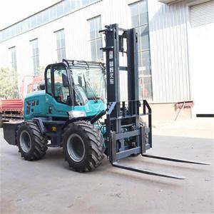 Empilhadeira <span class=keywords><strong>Diesel</strong></span> 4x4 de 4 Toneladas para Armazém, Empilhadeira Hidráulica para Terrenos Acidentados em Fazendas e Florestas - Direto da Fábrica Chinesa - Product Image 2