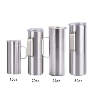 30oz Cylindrical Stainless Steel Vacuum Insulated Coffee Mug Handle Customizable Logo Creative <b>Gift</b> for Cross-Border Wholesale - Product Image 6