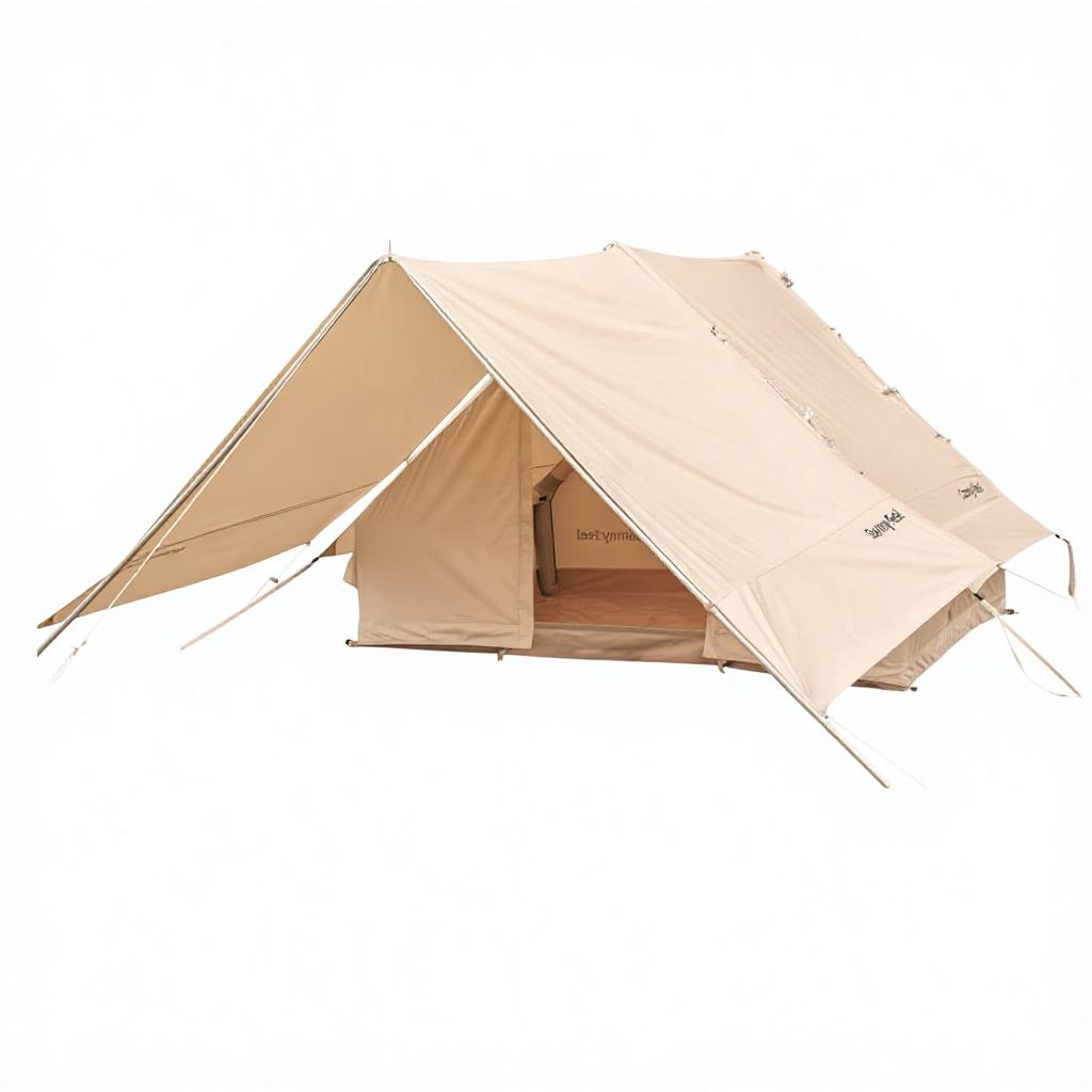 Tente gonflable beige (avec auvent version 200*240*170cm)