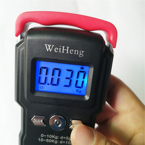 Báscula Digital Portátil para Equipaje LCD de 50 kg WH-A23 con Pantalla LED y Precisión de 1 g, Material ABS Personalizable, Color Negro OEM, WH-A2 - Product Image 4
