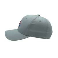 Topi bisbol katun murni wanita kustom, topi bisbol kelas atas Detail pita kecil sulaman lidah bebek melengkung