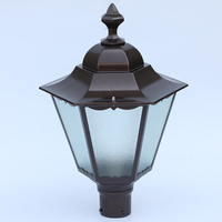 Lampe solaire rétro chinoise conçue par le fabricant, étanche, pour cour, adaptée aux jardins, villas, parkings, lampadaires