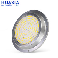 Lumière sous-marine LED RGB HUAXIA 316SS 18W, étanche IP68, avec télécommande, pour yacht, bateau, piscine, étang, fontaine
