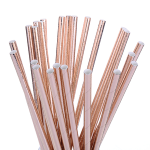 Pailles en papier biodégradables jetables écologiques, <span class=keywords><strong>prix</strong></span> d'usine, pour le thé, nouveauté - Product Image 3