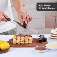 Hoge Kwaliteit Citroen Zester Knoflook Chocolade Groenten Rasp Shredder Rvs Kaas Rasp Met Handvat