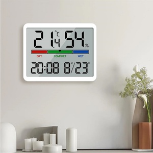 Termómetro Portátil Inteligente Cuadrado, <span class=keywords><strong>Medidor</strong></span> <span class=keywords><strong>de</strong></span> <span class=keywords><strong>Humedad</strong></span> <span class=keywords><strong>de</strong></span> Referencia, Dispensador, Higrómetro, Sensor <span class=keywords><strong>de</strong></span> Temperatura y <span class=keywords><strong>Humedad</strong></span> con Calibrador - Product Image 1