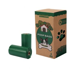 Bolsas para excremento de perro con logotipo personalizado, 15 rollos, biodegradables, extra gruesas, 20x30 cm, HDPE EPI - Product Image 1