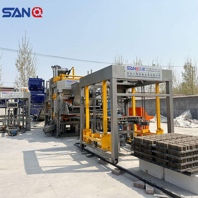 QT12-15 Brick Making Machine Automatically  Foundation Cement Brick  Block Interlocking Cement Brick Machinery