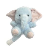 Porte-clés en peluche éléphant gris CHIQUE en coton PP pour sac à dos et sac à main d'enfants | Jouets TYL
