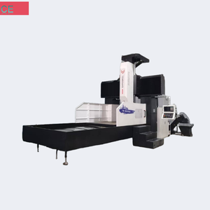 Hochleistungs-3-Achsen-CNC-Portalfräsmaschine von Siemens für Stahl-und Raumfahrt komponenten mit automatischem Werkzeug wechsler und CE - Product Image 1