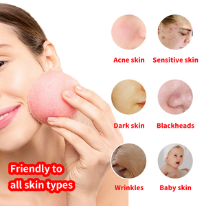 Bebevisto konjac esponja de carvão, esponja de esfoliação natural do rosto da limpeza do rosto, limpeza do corpo livremente - Product Image 5