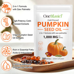 OneBtanicl Venda Quente Óleo De Semente De Abóbora <span class=keywords><strong>Softgel</strong></span> Suplementos Cold Pressed Pumpkin Seed <span class=keywords><strong>Extract</strong></span> Oil Cápsulas Macias - Product Image 3
