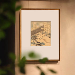 A4 Masif Ahşap Zıvana Yapıştırma Yapısı Geleneksel Çin Resmi Fotoğraf Çerçevesi Özel Duvar Montajı Her Boyutta Basit Modern Tasarım - Product Image 3