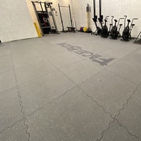 Gym Puzzle Mat Boden Epdm Garage Interlocking Fitness Sheet Langlebige wasserdichte Gummi fliesen