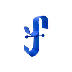 Support de tuyau de piscine en plastique bleu-gris, support de crochet pour piscine extérieure, support de rangement pour outils de nettoyage, usage domestique - Product Image 5