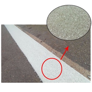 Alta reflectante BS6088A/B de la seguridad del tráfico por carretera pintura gota en cuentas de vidrio - Product Image 1