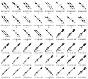 Eje de Transmisión CV de 25T para Mazda, Jeep, <span class=keywords><strong>Dodge</strong></span>, Jaguar, Isuzu, Subaru, Daewoo, Cherokee, Forester, Impreza, CX-5, MX-5, Wrangler, <span class=keywords><strong>Ram</strong></span>, Protege - Product Image 4