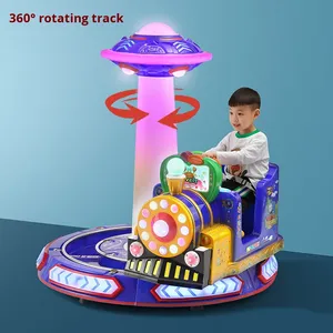 Nouvelle Machine de Jeu d'Arcade Rotative à Monnayeur pour Enfants de Plus de 3 Ans, Thème Train Interstellaire, Voiture Rotative, pour Usage en Salle, Monoplace - Product Image 4