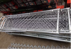 Açık galvanizli siklon tel örgü köpek kulübesi, <span class=keywords><strong>6ft</strong></span> köpek dostu kafes evi oyun parkı - Product Image 3