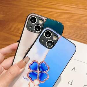 Per <span class=keywords><strong>Apple</strong></span> iPhone 14 <span class=keywords><strong>pro</strong></span> case 13 12 <span class=keywords><strong>11</strong></span> <span class=keywords><strong>Pro</strong></span> Max X XS XR XS Max SE 6 7 8 Plus <span class=keywords><strong>custodia</strong></span> in vetro temperato Lucky Clover Deluxe Phone case - Product Image 3