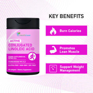 Hot Sale Conjugated Linoleic Acid Softgels Contains 1187 mg CLA Support Weight Management Adult Burn Calories Softgels - Product Image 6