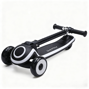 Patinete para Niños con Ruedas y Plataforma Luminosas, Patinete de 3 Ruedas para Niños Pequeños, Niñas y Niños, Patinete Infantil - Product Image 3