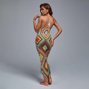 BEISHI verano 2023 ropa de mujer vestido bohemio conjunto informal de mujer Body Con vestido de <span class=keywords><strong>sol</strong></span> para mujer playa - Product Image 5