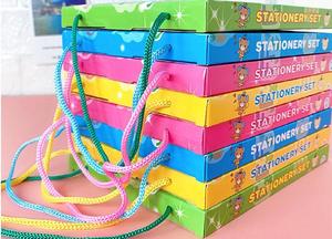 Conjunto Promocional de Material Escolar Ecológico para Crianças em Plástico/Madeira/Papel Inclui Lápis, Régua, Borracha - Product Image 6