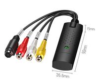 Adaptateur USB 2.0 pour Audio et vidéo, convertisseur de signal, Format numérique, 15CM, pour VHS, VCR vers DVD