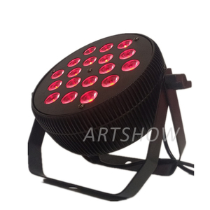 8 PCS/LOT LED Slim Flat PAR Can 18PCS 10W RGBW DMX PAR64 Lumière LED PAR 18x12 Watt <span class=keywords><strong>Professionnel</strong></span> DJ <span class=keywords><strong>Lavage</strong></span> Quad COULEUR DE MARIAGE CLUB - Product Image 3