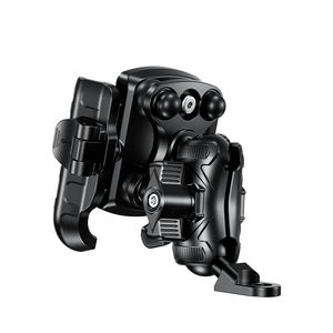 <span class=keywords><strong>Support</strong></span> de téléphone pour moto Kewig, flexible, antichoc, en alliage d'aluminium, anti-vibration, pour rétroviseur, fixation rapide - Product Image 3