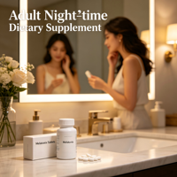 Comprimés de mélatonine en mélange complexe |   Complément alimentaire naturel multi-nutriments pour adultes à usage nocturne avec une durée de conservation de 24 mois
