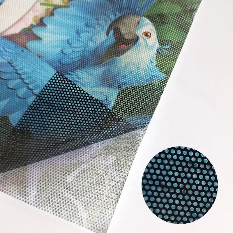 Adesivo de filme de vinil para decoração, material personalizado autoadesivo de pvc com visão única