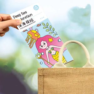 Çocuk boyama Waterbook Doodle boyama bulmaca sevimli suluboya boyama kitabı anaokulu oyuncak hediye öğrenciler için - Product Image 2