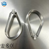 Raccord de tuyauterie d'irrigation UTT40 MEP, support de bande réglable UL FM CE en acier au carbone pour tuyauterie statique