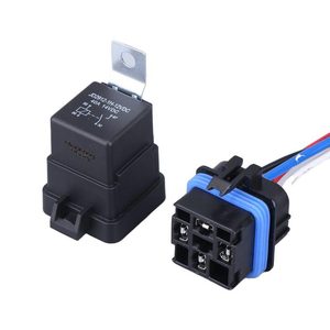 Relais de voiture intégré 4 broches 5 broches étanche 12V 24V 40A pour camions et motos - Product Image 1