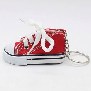 Mini Canvas Sneaker Keychain for Kids and Adult 3 Inch Tennis Shoe Key Chains - Product Image 3