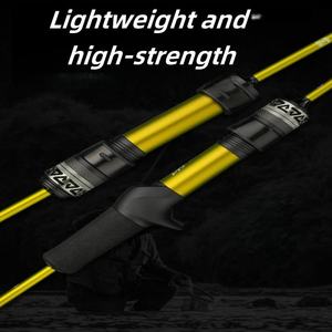 Canne à pêche en fibre de carbone ultra-douce pour spinning/baitcasting, légère, micro-pêche (truite, basse, ruisseau) avec poignée en EVA - Product Image 5