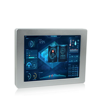 Panel PC LCD de 12.1 Pulgadas, Intel J6412 N97, 2 LAN, 2 COM, WIFI6, BT 5G, Win10, 11, Ubuntu, VESA, Panel PC Industrial Integrado sin Ventilador